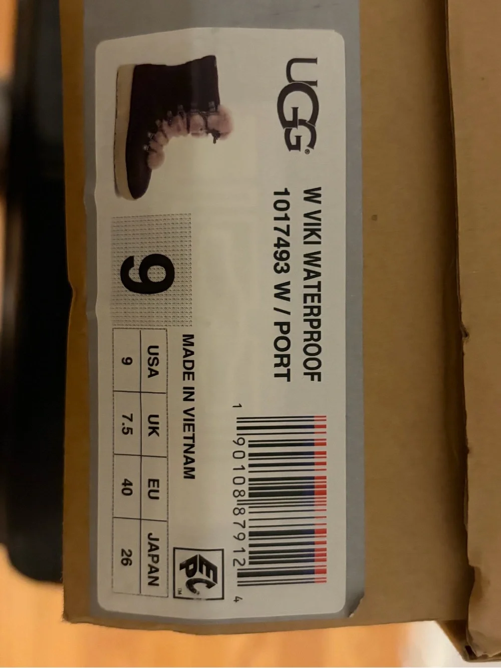 UGG Women's Brown Leather & Suede Winter Boots with Pink Shearling Trim